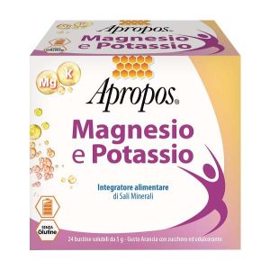 Apropos Magnesio Potassio 24 Bustine da 5 g Gusto Arancia