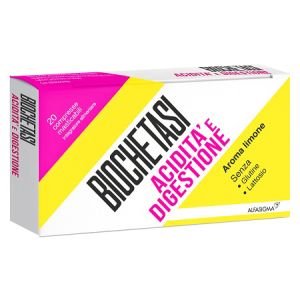 Biochetasi Acidita' E Digestione 20 Compresse Masticabili Aroma Limone