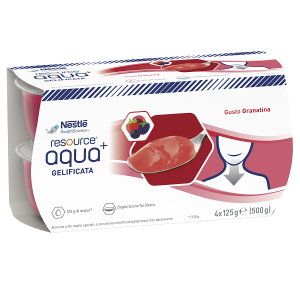 Resource Aqua Acqua Gelificata + Granatina Cup 6 4x125 g