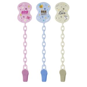 Chicco Clip con Catenella Mixed Colors New 2020