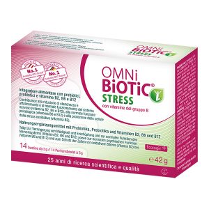 Omni Biotic Stress Vitamine Gruppo B 14 Bustine da 3 g