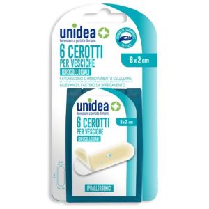 Cerotto Idrocolloidale Medi Unidea per Vesciche 6x2 Cm 6 Pezzi