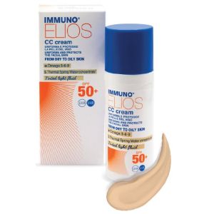 Immuno Elios Cc Cream Spf50+ Tinted Light 40 ml