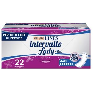 Proteggislip Lines Intervallo Lady Plus Maxi 22 Pezzi
