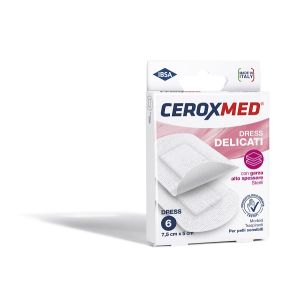 Dress Delicati Ceroxmed con Garza Alto Spessore per Pelli Sensibili 7,5x5cm 6 Pezzi