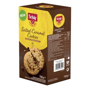 Schar Biscotti con Gocce di Cioccolato al Latte e Caramello 150 g