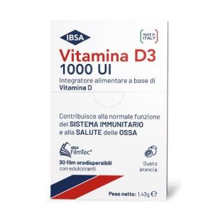 Vitamina D3 Ibsa 1000ui 30 Film Orodispersibili
