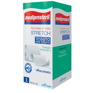 Medipresteril Rocchetto Rotolo Stretch Tessuto Non Tessuto 10 Cm X 200 Cm