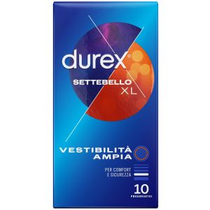 Profilattico Durex Settebello Extralarge 10 Pezzi
