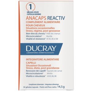 Anacaps Reactiv Capelli Situazione Occasionale 30 Capsule