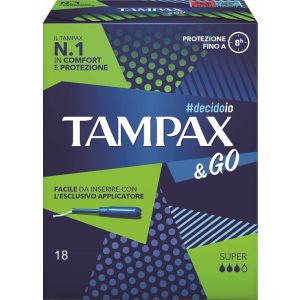 Tampax &go Super 18 Pezzi
