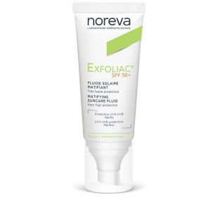 Exfoliac Fluide Solaire Matifiant Spf50+ 40 ml
