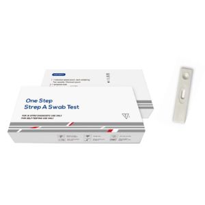Test Autodiagnostico One Step Strep a Rilevazione Qualitativa Antigene Streptococco a in Tampone Faringeo 1 Pezzo