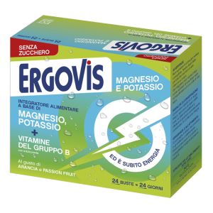 Ergovis Mg+k Vitamine B Senza Zucchero 24 Bustine