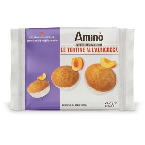 Amino' Le Tortine Albicocca 4 Pezzi da 52,5 g