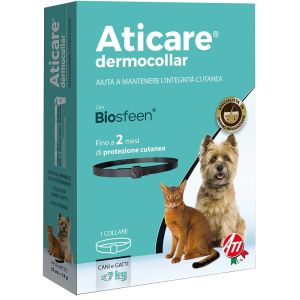 Aticare Dermocollar Cani Piccoli E Gatti con Peso Inferiore a 7 Kg