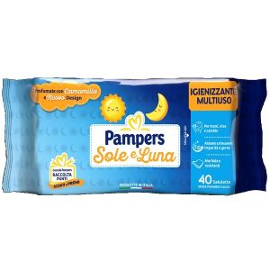 Pampers Wipes Sole & Luna 40 Pezzi