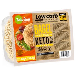 Keto Bagel con Sesamo 2 Pezzi da 75 g