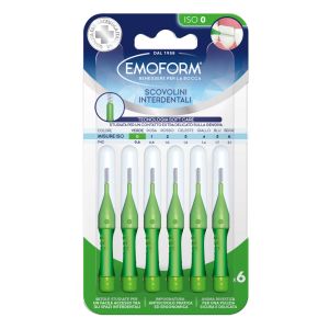 Emoform Scovolino Iso 0 Verde 6 Pezzi