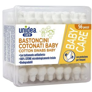 Unidea Bastoncini Cotonati Baby 56 Pezzi