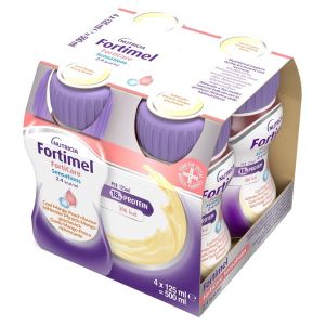 Fortimel Forticare Sensation 2,4 Kcal/ml Pesca/mango Rinfrescante 4 Pezzi da 125 ml