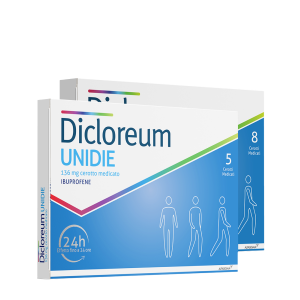 Dicloreum Unidie - 5 Cerotti Medicati 24h per il Trattamento del Dolore Locale