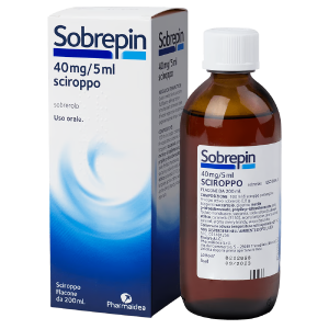 Sobrepin 40 mg/5 ml Sciroppo per la Tosse Grassa - Flacone da 200 ml