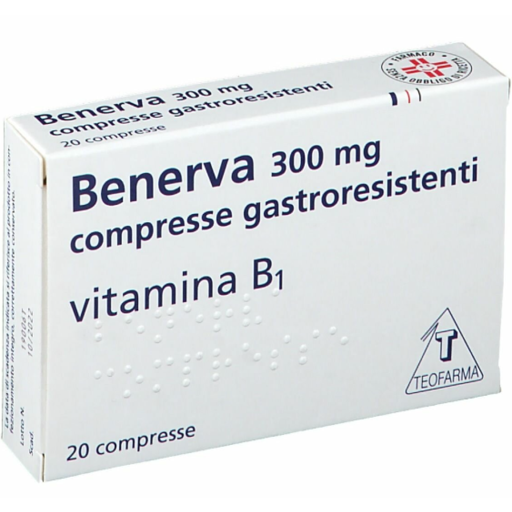 Benerva - 300 mg Compresse Gastroresistenti 20 Compresse