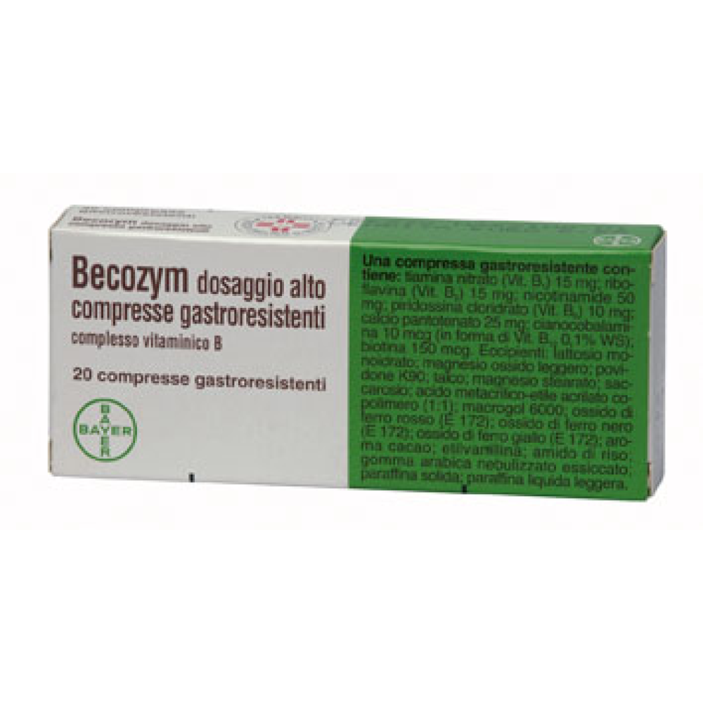 Becozym - Compresse Gastroresistenti 20 Compresse