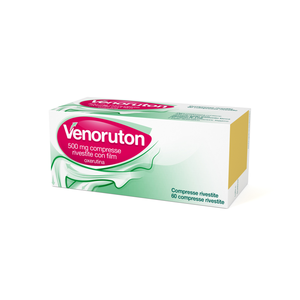 Venoruton - 500 mg Compresse Rivestite con Film 60 Compresse in Blister Pvc/al