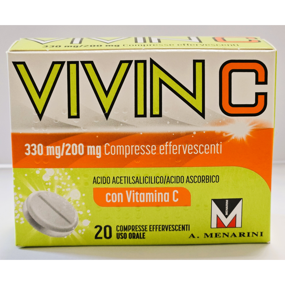 Vivin C - 330 mg + 200 mg Compresse Effervescenti, 20 Compresse