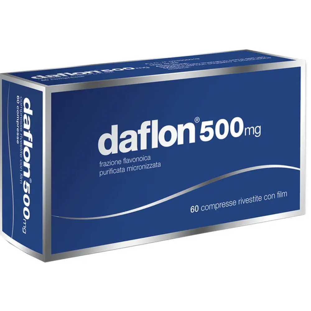 Daflon - 500 mg  Confezione 60 Compresse Rivestite