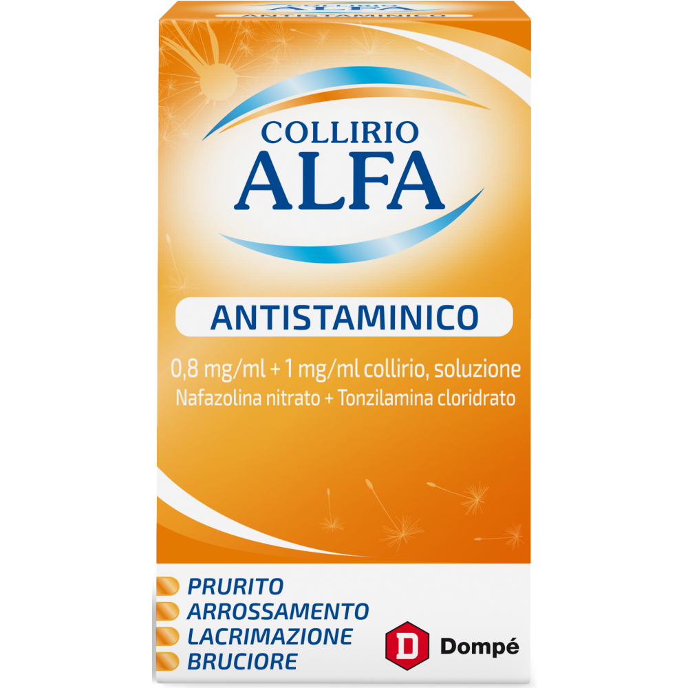 Collirio Alfa Antistaminico - 0,8 Mg/ml + 1 Mg/ml Collirio, Soluzione, Flacone 10 ml