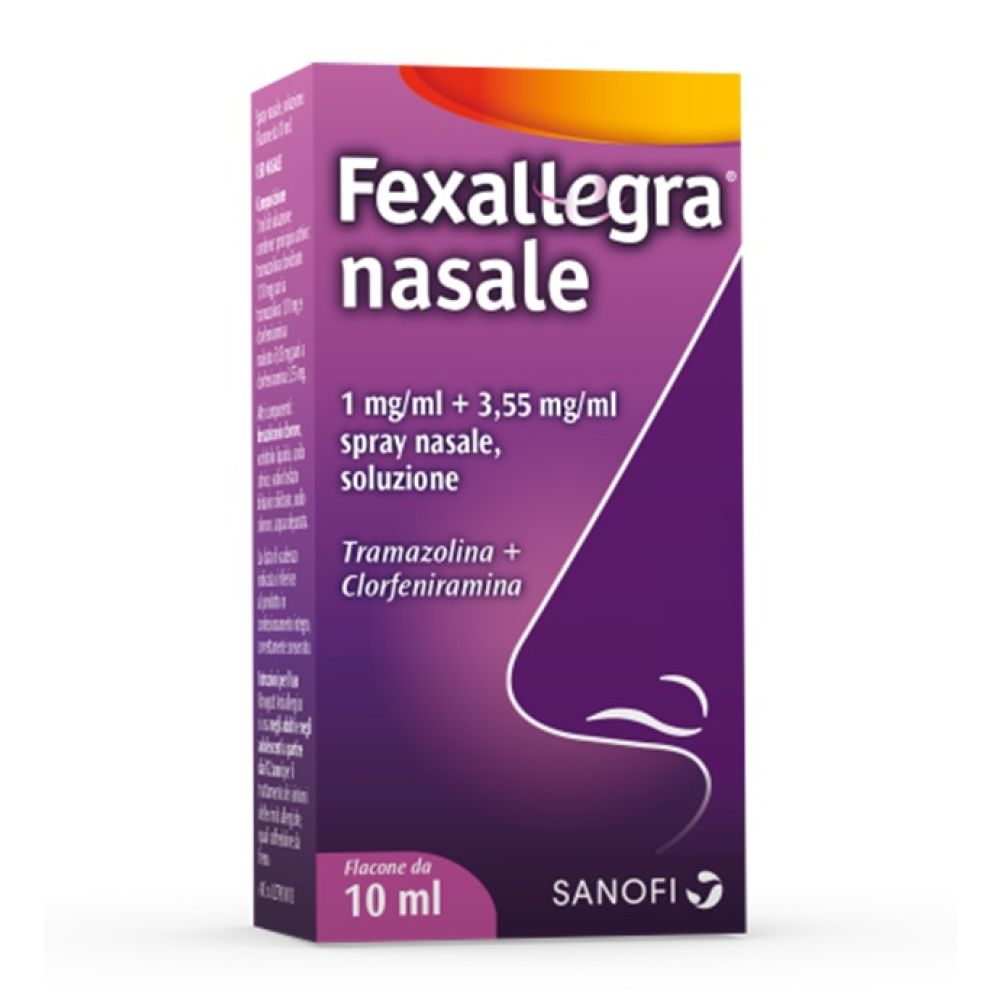 Fexallegra Nasale - 1 Mg/ml + 3,55 Mg/ml Spray Nasale, Soluzione 1 Flacone da 10 ml