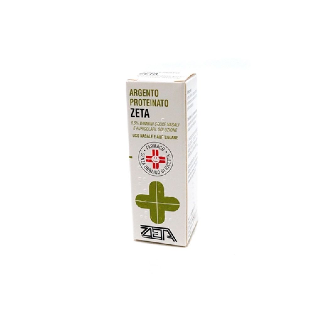 Argento Proteinato (zeta Farmaceutici) - 0,5% Gocce Nasali E Auricolari, Soluzione, Flacone 10 ml