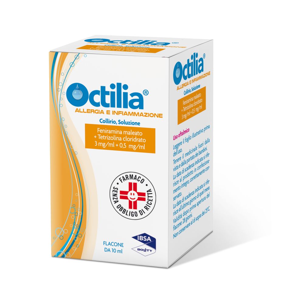 Octilia Allergia E Infiammazione - 3 Mg/ml + 0,5 Mg/ml Collirio, Soluzione, 1 Flacone Ldpe da 10 ml