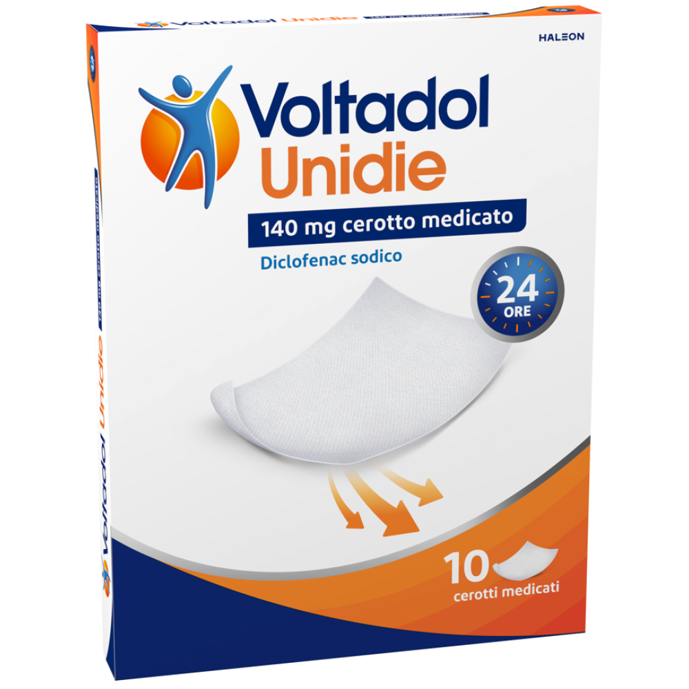 Voltadol Unidie - 140 mg Cerotti Medicati 10 Cerotti in Bustina Carta/pe/al/eaa