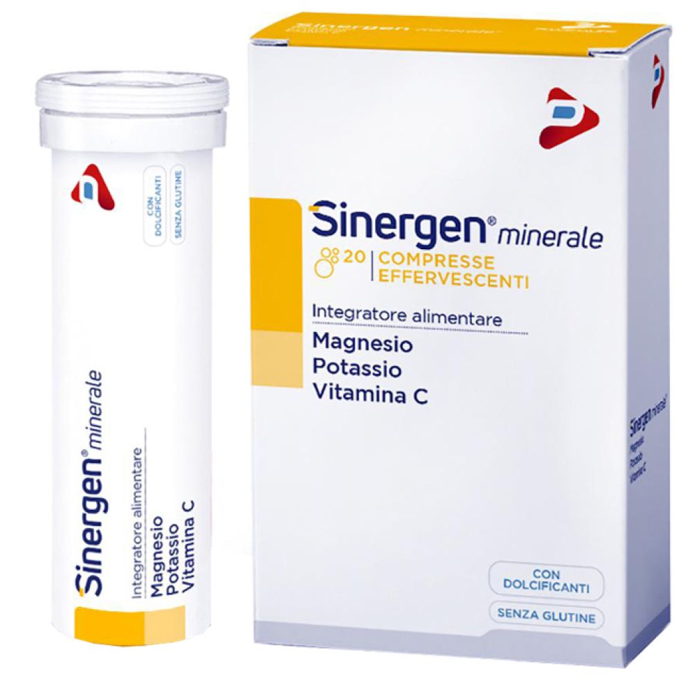 Sinergen Minerale Limone 20 Compresse Effervescenti