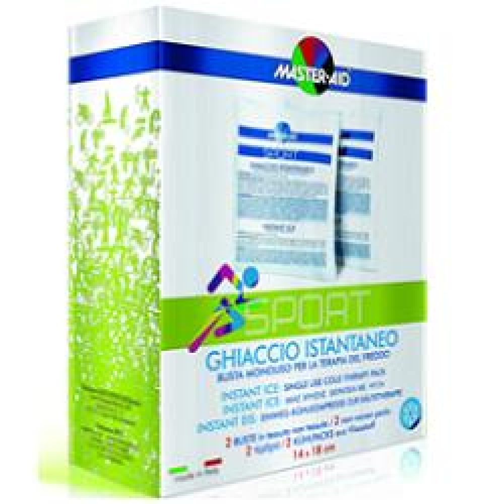 Ghiaccio Istantaneo Master-aid Sport per Terapia Del Freddo 2 Pezzi
