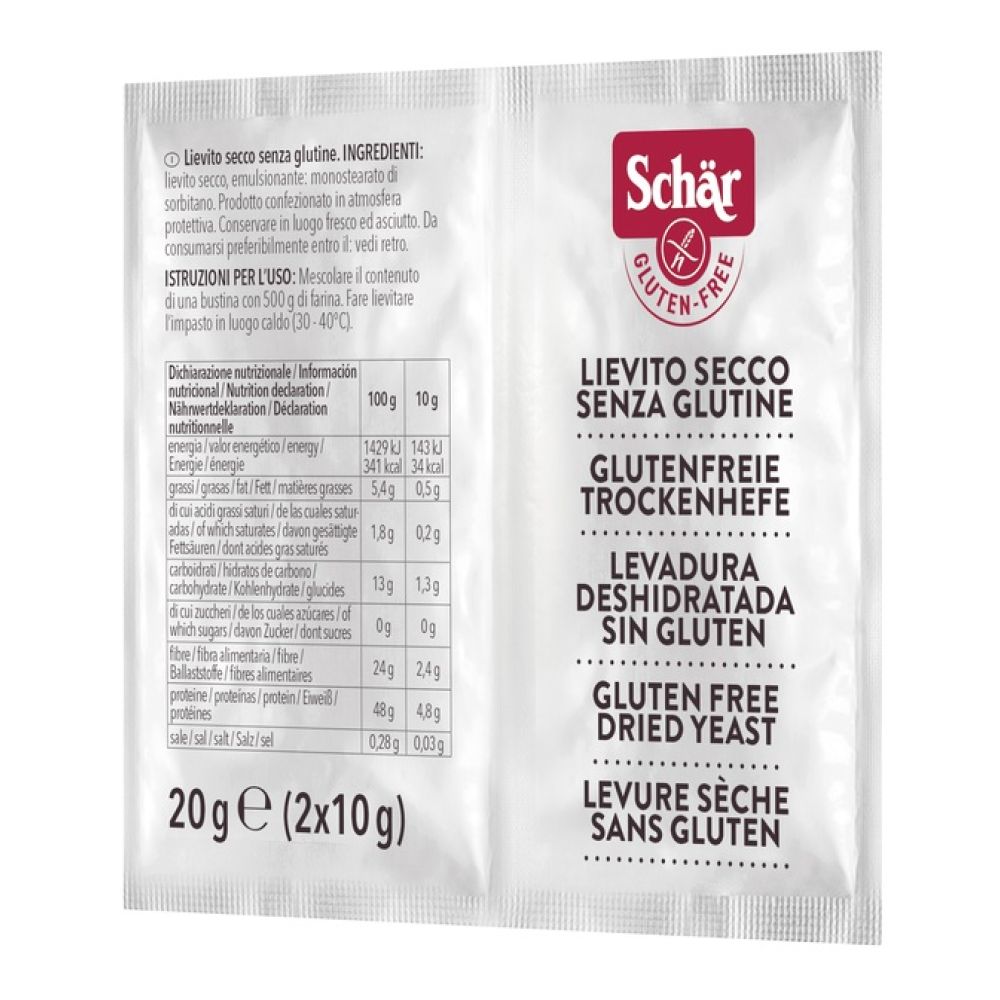 Schar Lievito Secco 2 Bustine da 10 g
