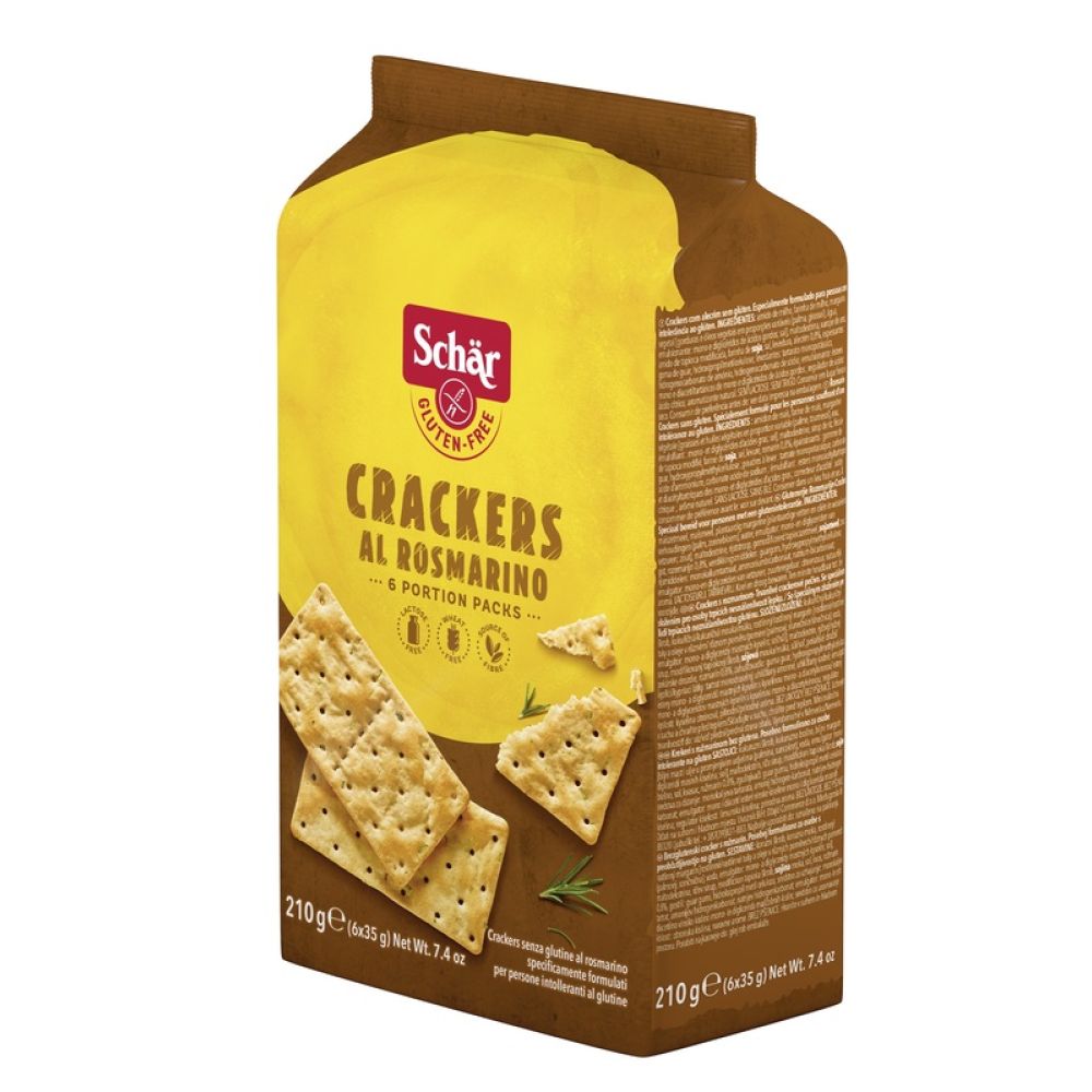 Schar Crackers Al Rosmarino 6 Confezioni da 35 g