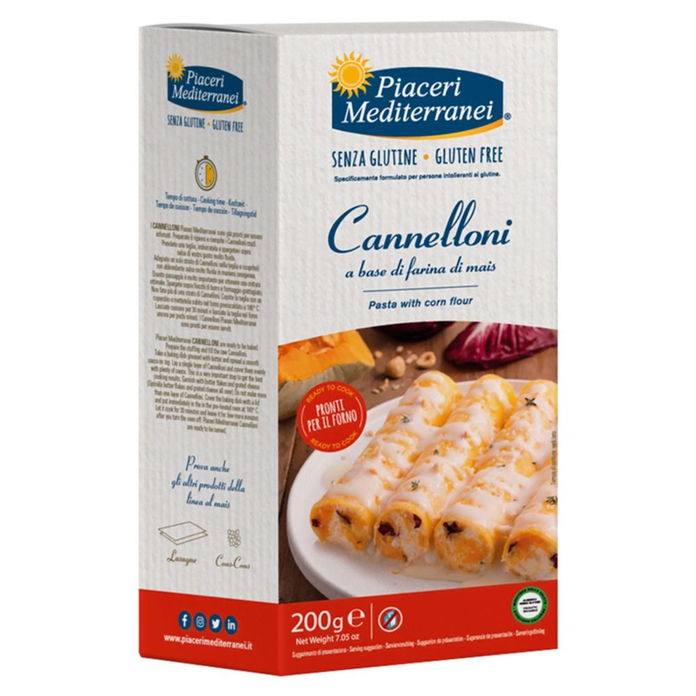 Piaceri Mediterranei Pasta di Mais Cannelloni Senza Glutine 200 g