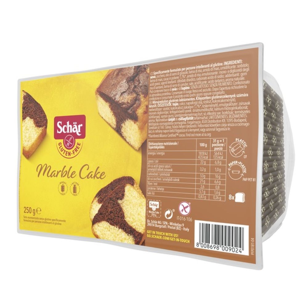 Schar Marble Cake Senza Lattosio 250 g