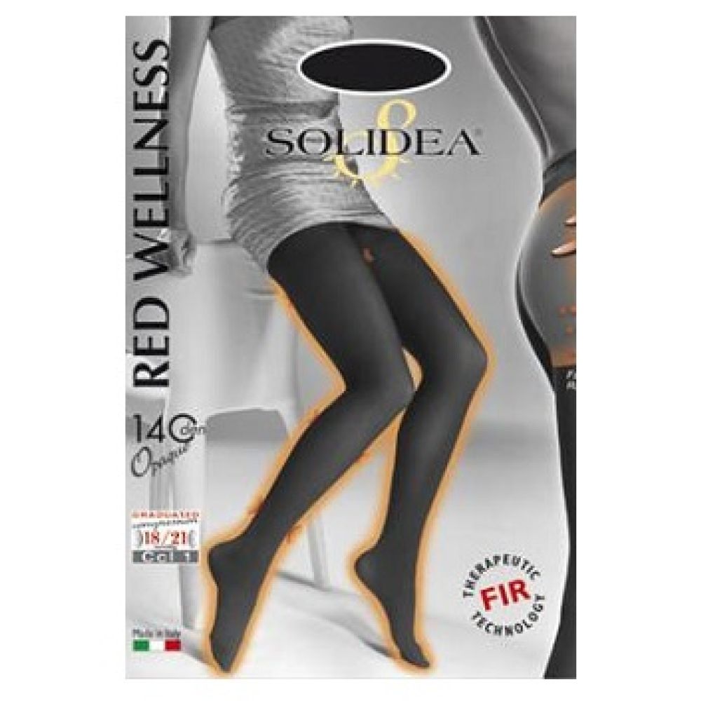 Red Wellness 140 Opaque Collant Nero 4l