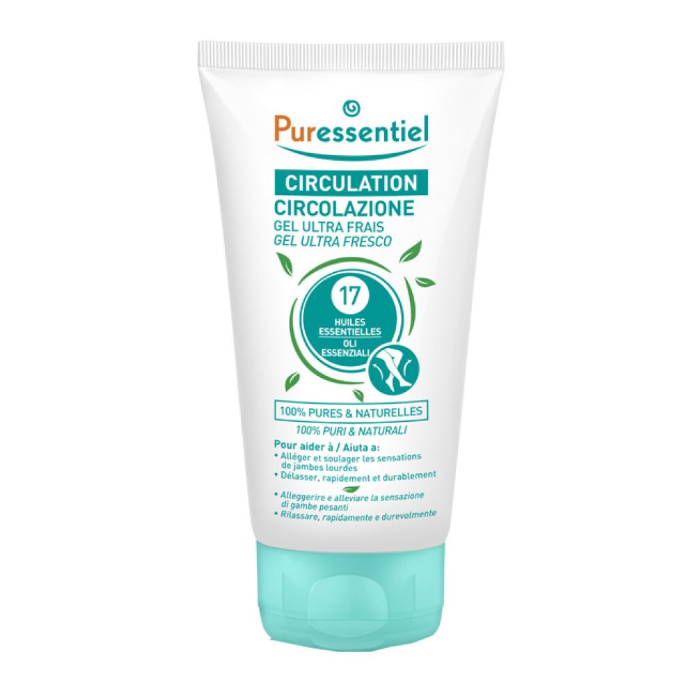 Puressentiel Gel Ultra Fresco Circolazione 17 Oli Essenziali 125 ml