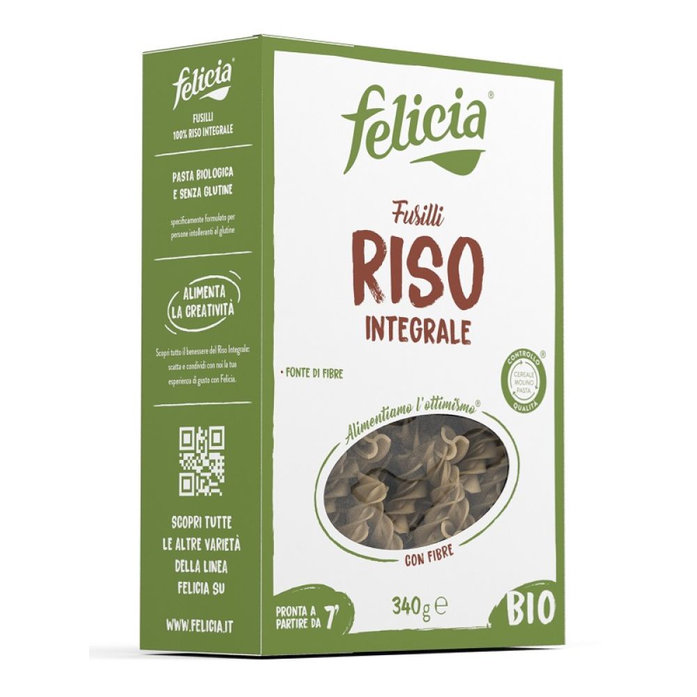 Felicia Bio Riso Integrale Fusilli 340 g