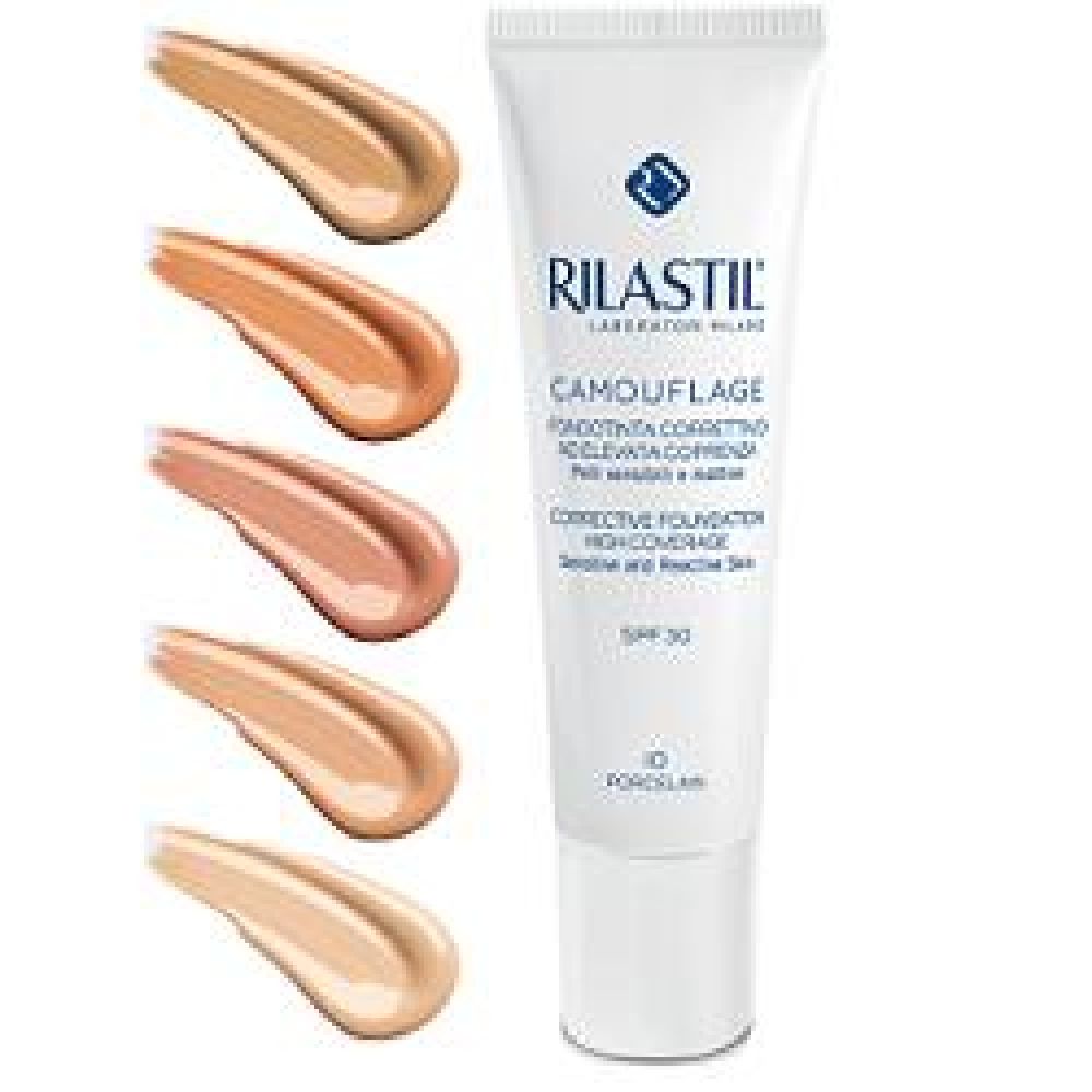 Rilastil Camouflage Fondotinta Correttivo Fluido Elevata Coprenza 50 30 ml