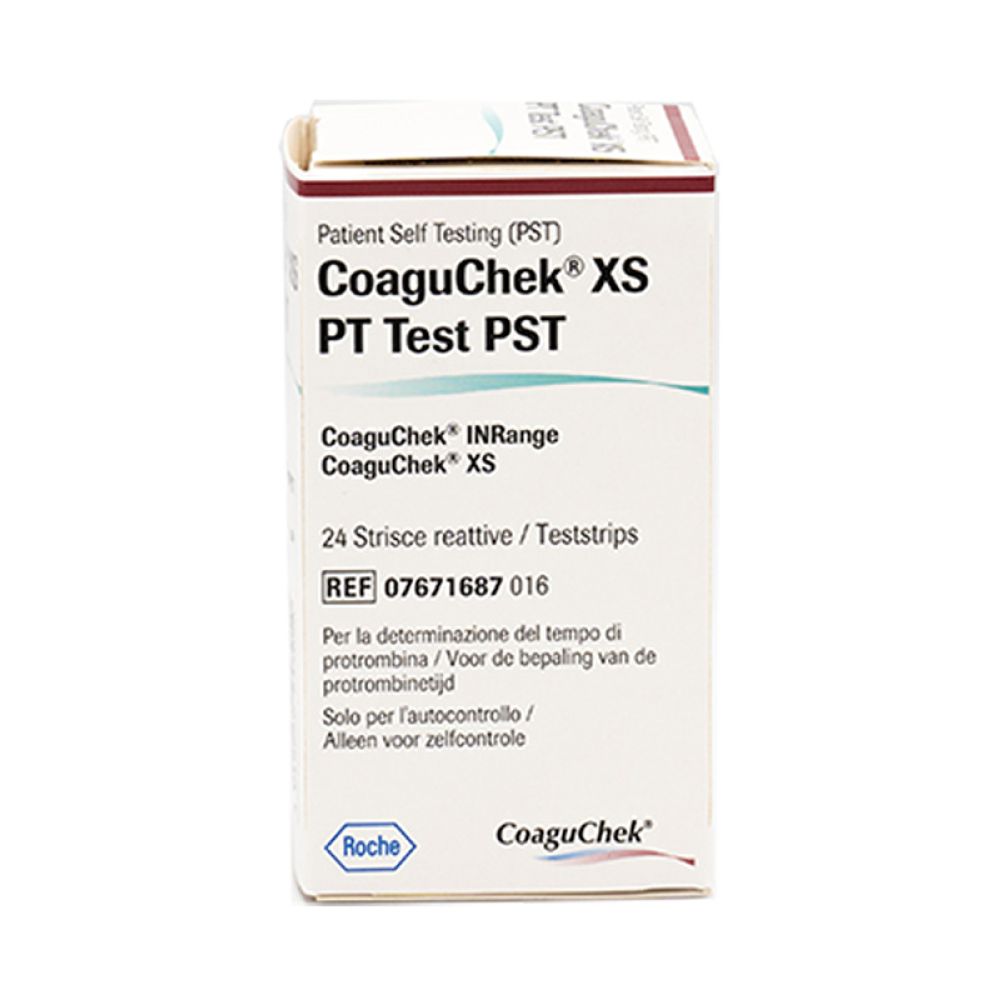 Coaguchek Xs Pt Pst 24 Strisce Test