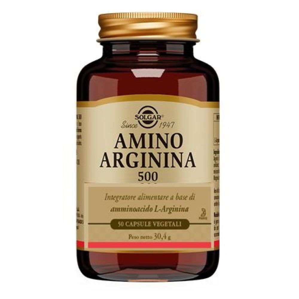 Amino Arginina 500 50 Capsule Vegetali
