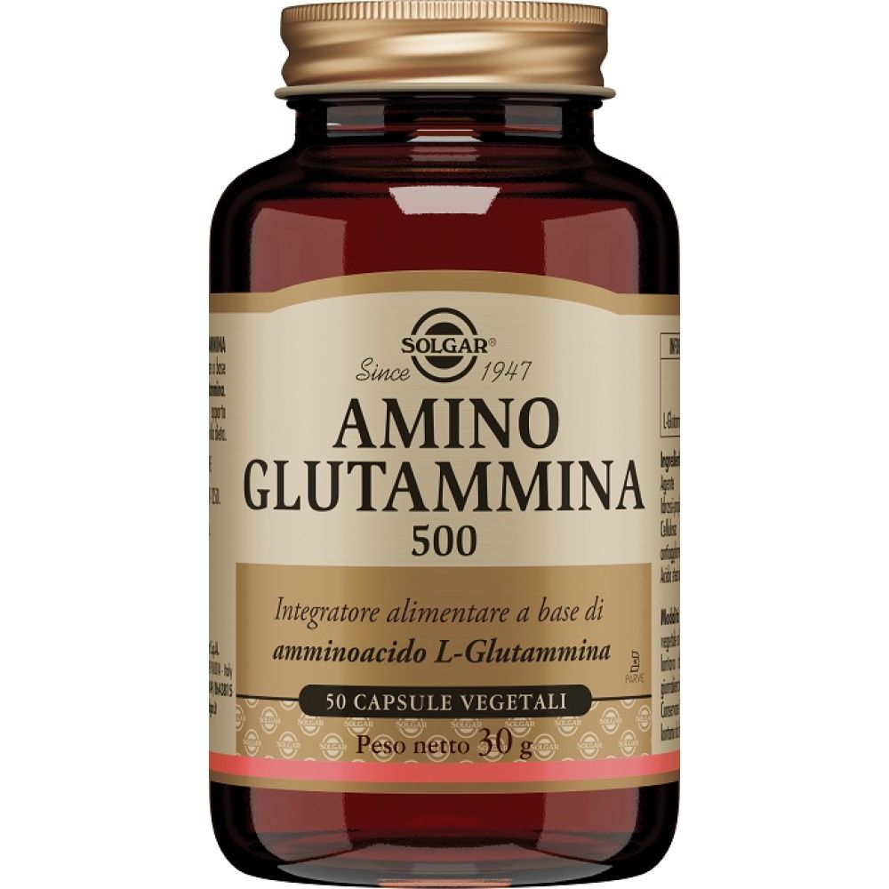 Amino Glutammina 500 50 Capsule Vegetali